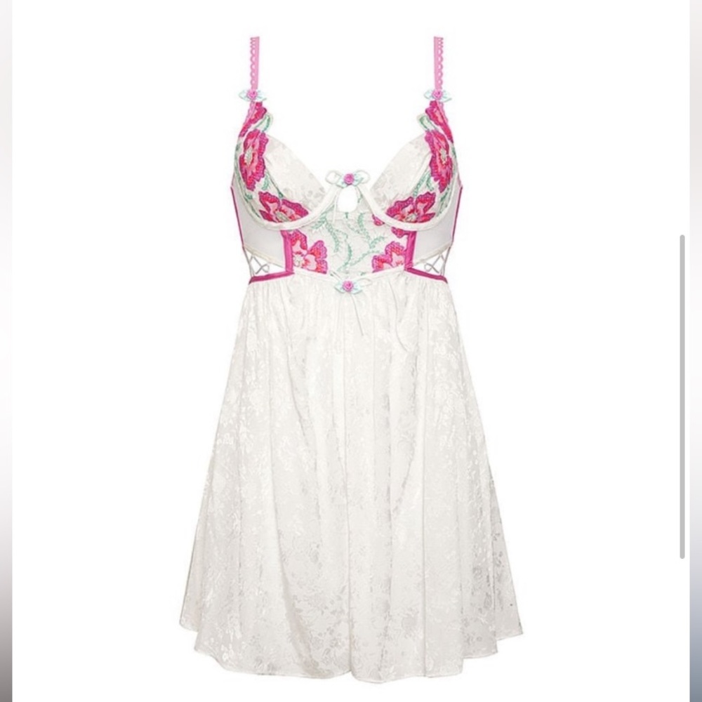 For Love and Lemons Floral Festival Slip Dress